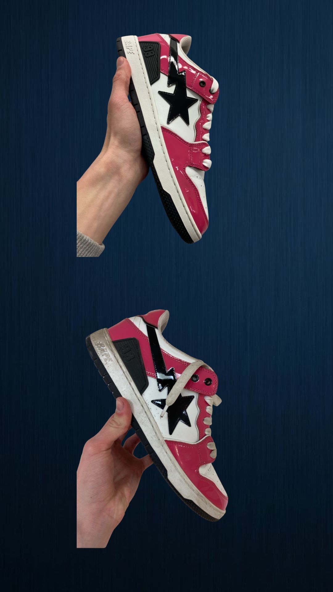 Résultat restauration sneaker